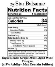 Load image into Gallery viewer, 25 Star Balsamic Vinegar