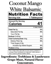 Load image into Gallery viewer, Coconut Mango Twist Balsamic Vinegar