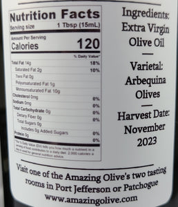 Olio Nuovo 2023 - Arbequina Extra Virgin Olive Oil